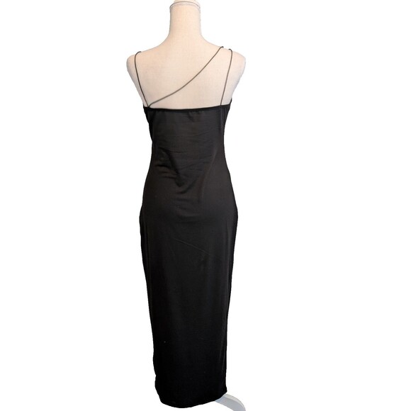 Black Maxi Thin Strap Camisole Dress Women's Size XL - Picture 2 of 6